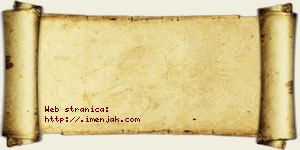 Andjelina Terzić vizit kartica